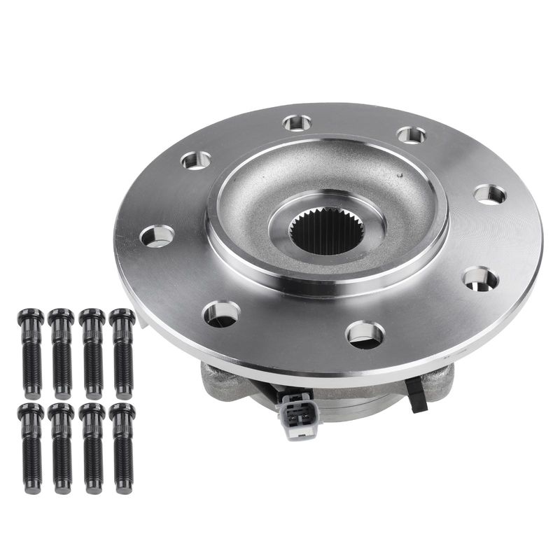 Front Passenger Wheel Bearing & Hub Assembly with ABS Sensor for Dodge Ram 3500 1998-1999