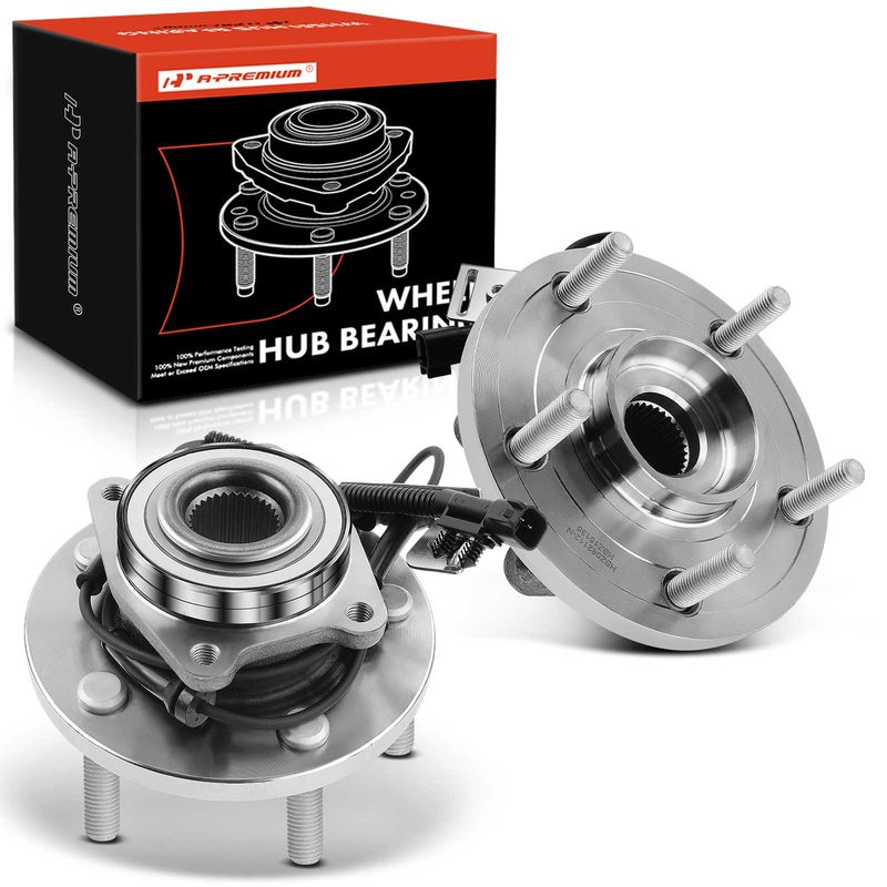 2x Front Wheel Bearing & Hub Assembly with ABS for Chrysler Town & Country 2008-2011