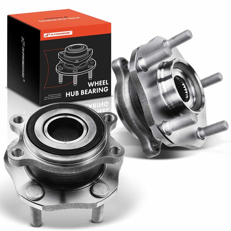 2x Front Wheel Bearing & Hub Assembly for Nissan Rogue Rogue Sport Qashqai