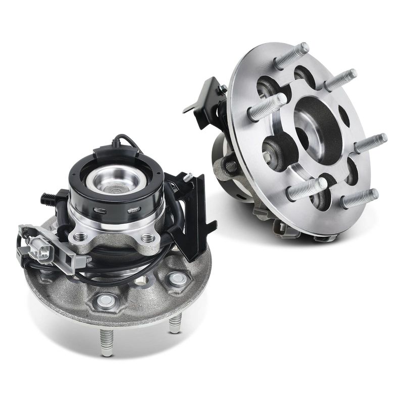 2x Front Wheel Bearing & Hub Assembly with ABS Sensor for Chevy Colorado GMC Canyon 04-08