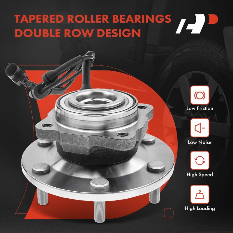 Rear Left or Right Wheel Hub Bearing with ABS Sensor for Nissan Armada 2012-2015