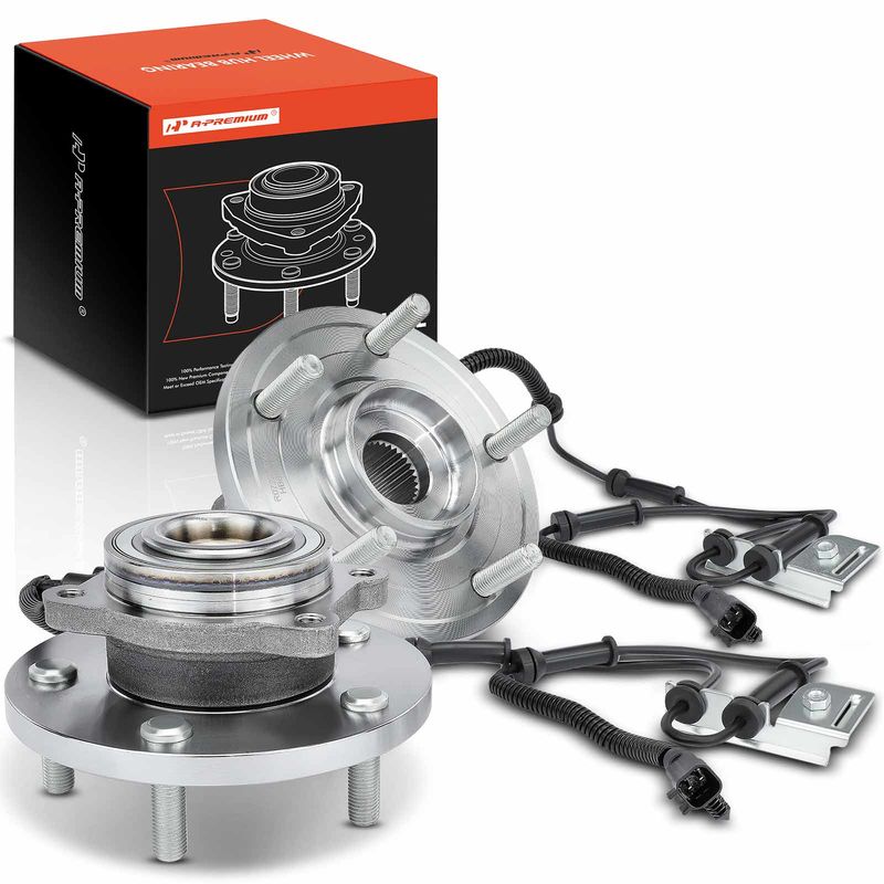 2x Front Wheel Bearing & Hub Assembly with ABS for Chrysler Town & Country Grand Caravan