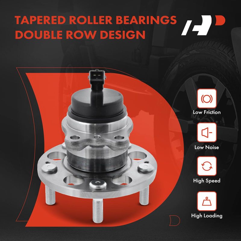 2x Rear Wheel Bearing & Hub Assembly for Kia Soul 14-19 L4 1.6L 2.0L Soul EV