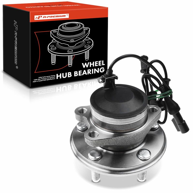 Front Driver or Passenger Wheel Bearing & Hub Assembly with ABS Sensor for Jaguar S-Type