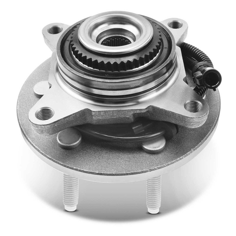 Front Left or Right Wheel Bearing & Hub Assembly w/ ABS Sensor for Ford F150 2004-2005 4WD