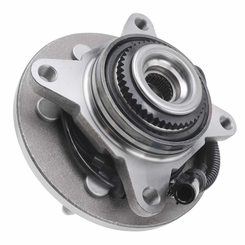 Front Left or Right Wheel Bearing & Hub Assembly w/ ABS Sensor for Ford F150 2004-2005 4WD