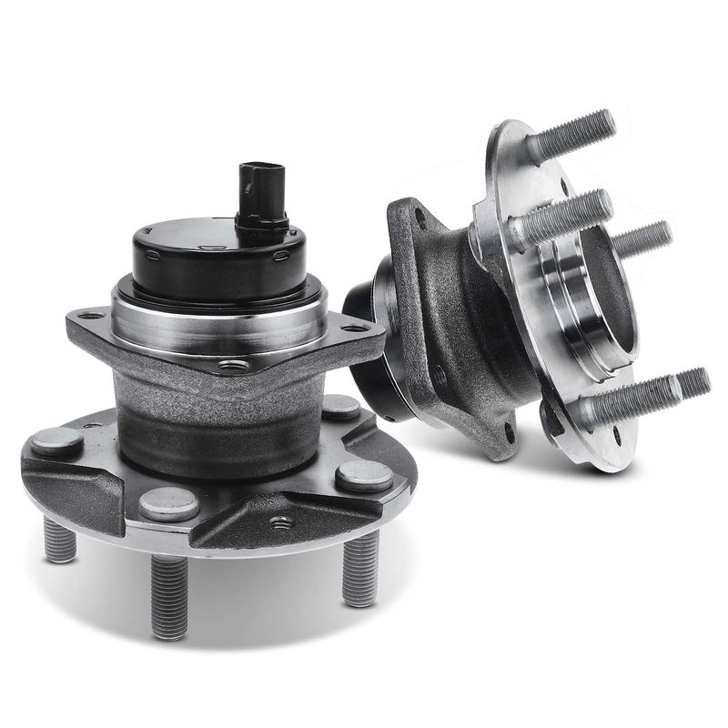 2x Front Wheel Bearing & Hub Assembly with ABS Sensor for Mazda RX-8 2004-2011 R2 1.3L