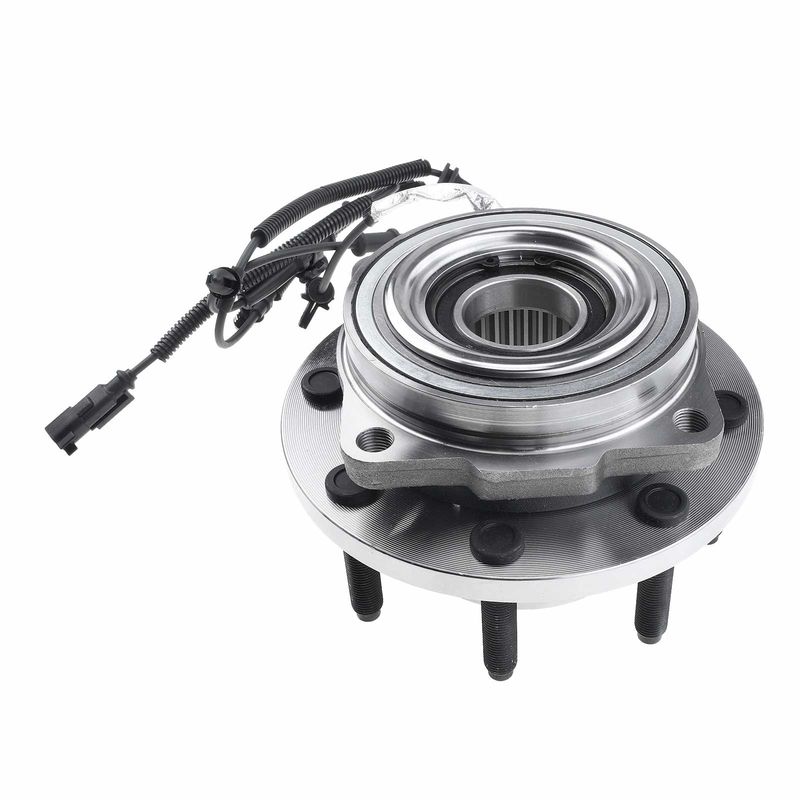 Front Driver or Passenger Wheel Bearing & Hub Assembly with ABS Sensor for Ford F-250 F-350