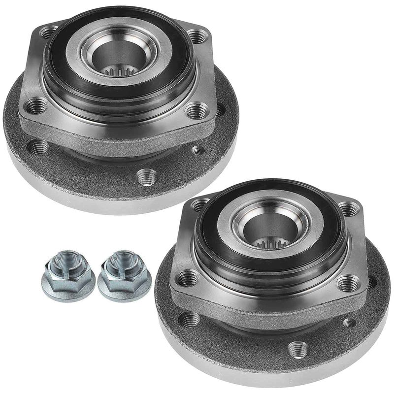 2x Front Wheel Bearing & Hub Assembly for Volvo 850 C70 S70 V70 1998
