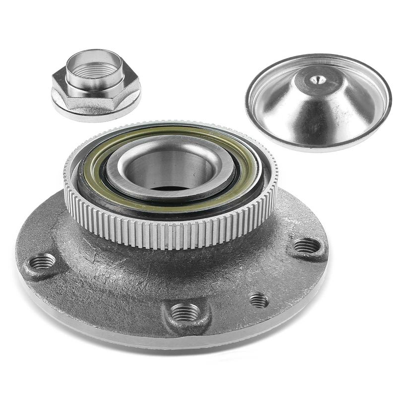Front Driver or Passenger Wheel Bearing & Hub Assembly for BMW 528e 1982-1988 533i 535i