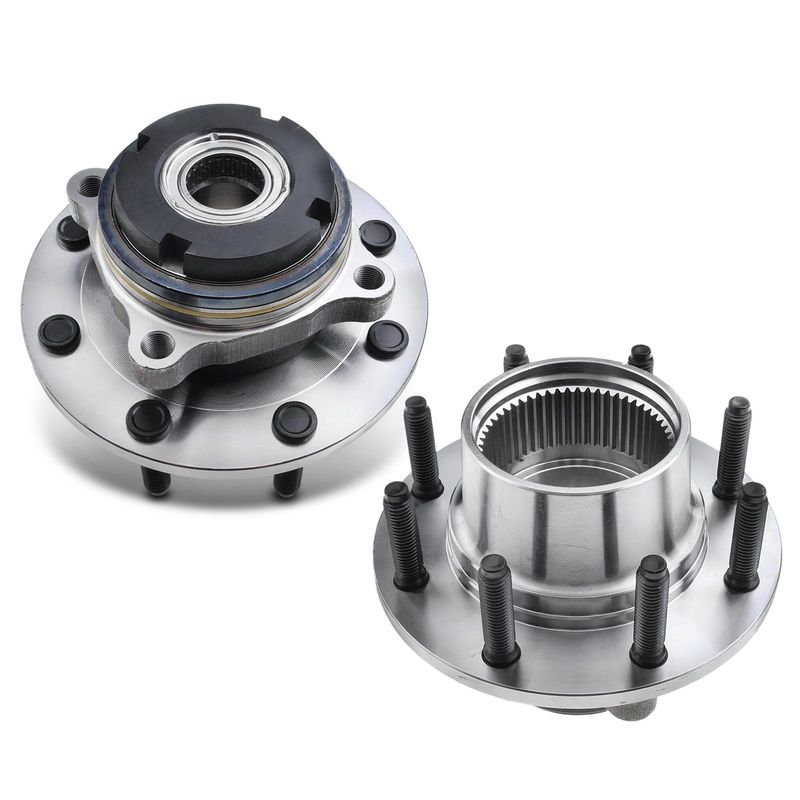 2x Front Wheel Bearing & Hub Assembly for Ford F-250 F-350 Super Duty 1999