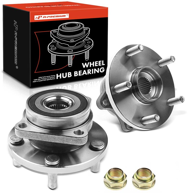 2x Wheel Bearing & Hub Assembly for Subaru Impreza 03-07 Forester Legacy Outback