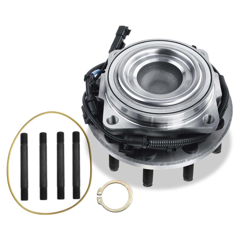 Front Left or Right Wheel Bearing & Hub Assembly w/ ABS Sensor for Ford F-450 Super Duty 2WD