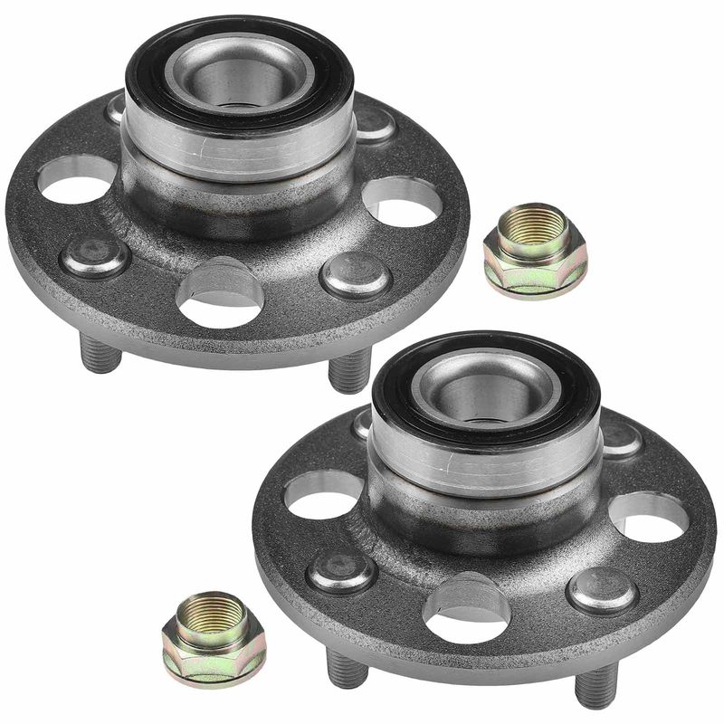 2x Rear Wheel Bearing & Hub Assembly for Honda Civic 1985-2000 Civic del Sol CRX Acura