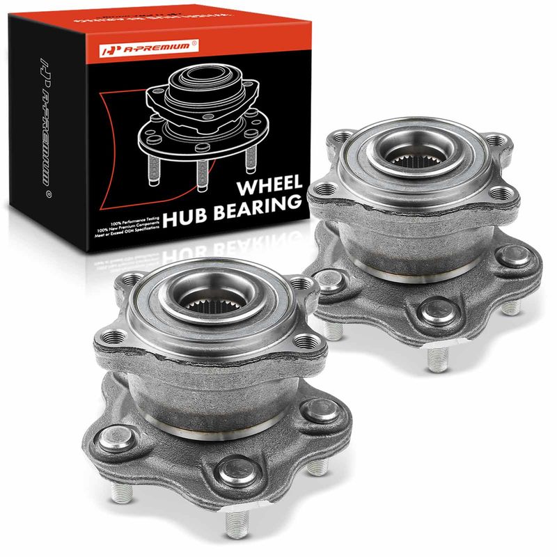 2x Rear Wheel Bearing & Hub Assembly for Infiniti FX35 G35 M56 M45 Nissan 370Z