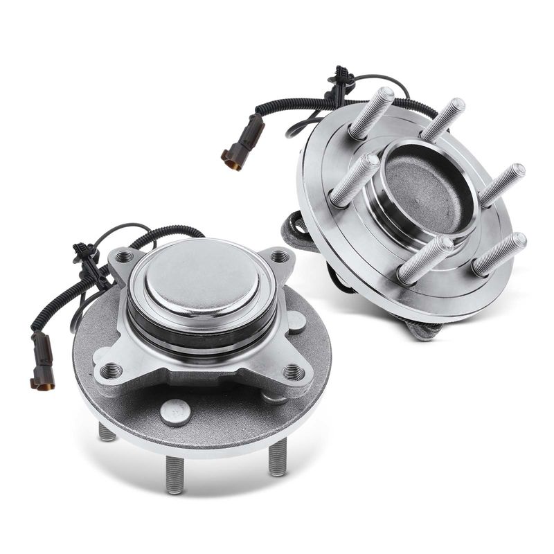 2x Front Wheel Bearing & Hub Assembly with ABS Sensor for Ford F-150 2018-2020 RWD