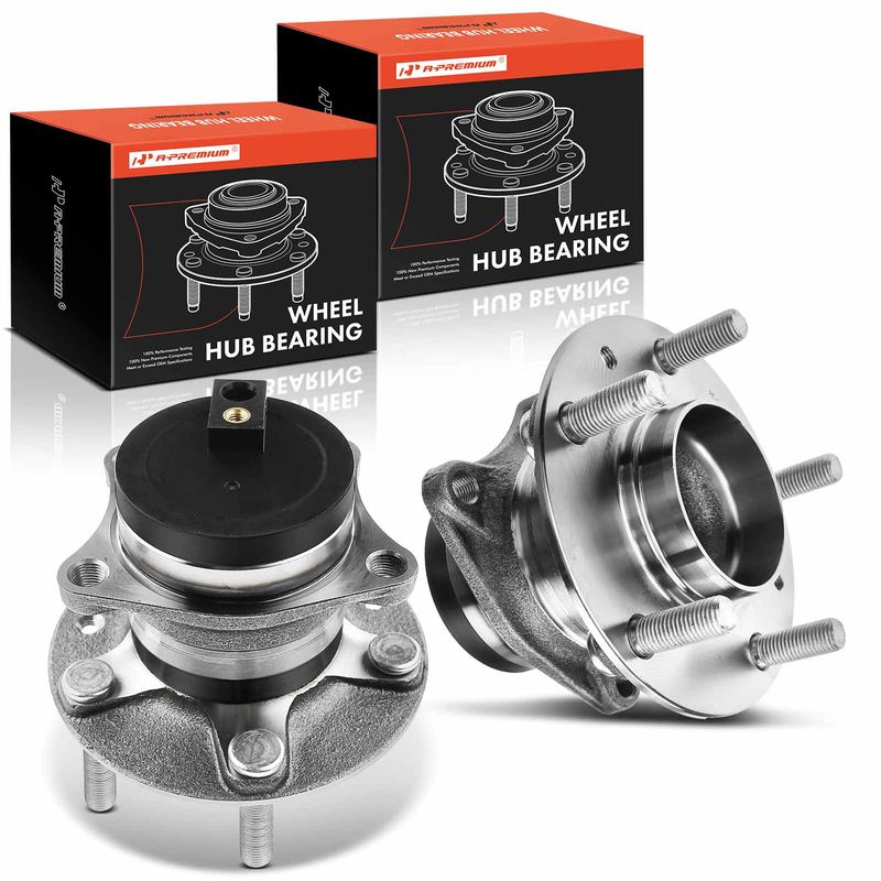 2x Rear Wheel Bearing & Hub Assembly for Mazda CX-7 2007-2012 FWD