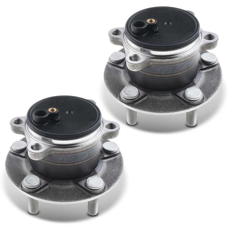2x Rear Wheel Bearing & Hub Assembly with ABS Sensor for Mazda 3 2014-2018