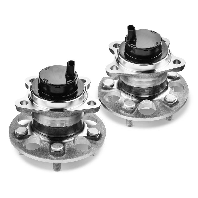 2x Rear Wheel Bearing & Hub Assembly with ABS Sensor for Lexus RX330 RX350 RX400h Toyota FWD