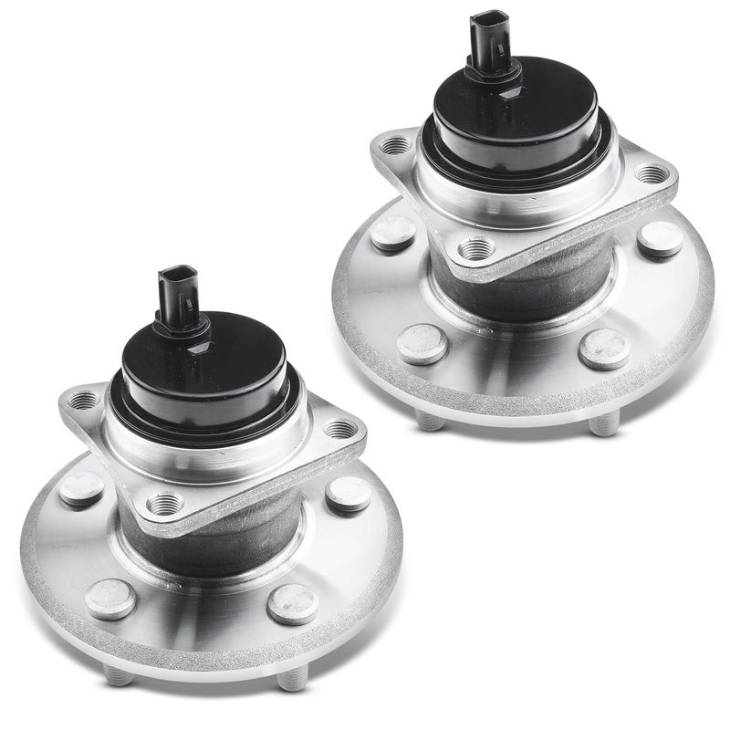 2x Rear Wheel Bearing & Hub Assembly with ABS Sensor for Toyota Matrix Pontiac Vibe 2.4L