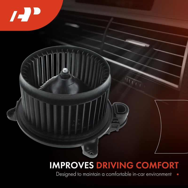 Front HVAC Blower Motor with Wheel for Ford Fiesta 2011-2019 1.0L 1.6L
