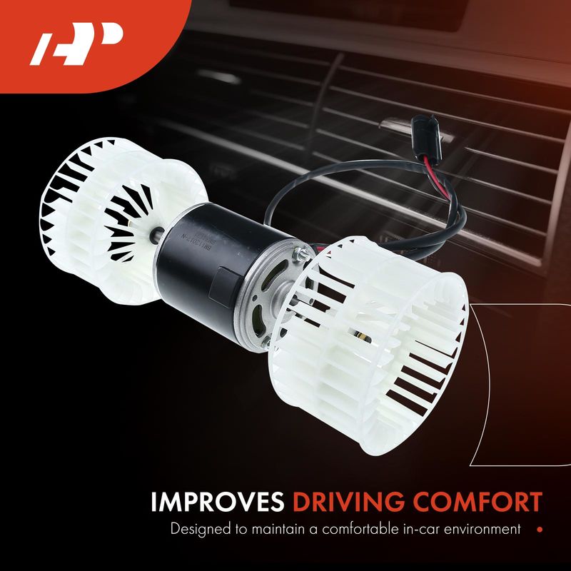 HVAC Heater Blower Motor with Dual Fan Cage for Freightliner Columbia FLD120