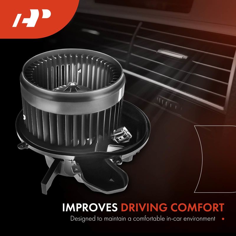 A/C Heater Blower Motor with Fan Cage for Volvo S60 2001-2009 S80 1999-2006 V70