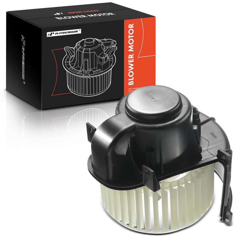 Front A/C Heater Blower Motor with Fan Cage for VW Touareg 04-10 Audi Q7 07-15