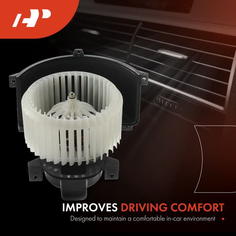 Front A/C Heater Blower Motor with Fan Cage for VW Touareg 04-10 Audi Q7 07-15