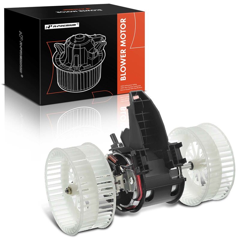 HVAC Heater Blower Motor with Fan Cage for BMW 528i 535i XDrive 650CI M5 M6