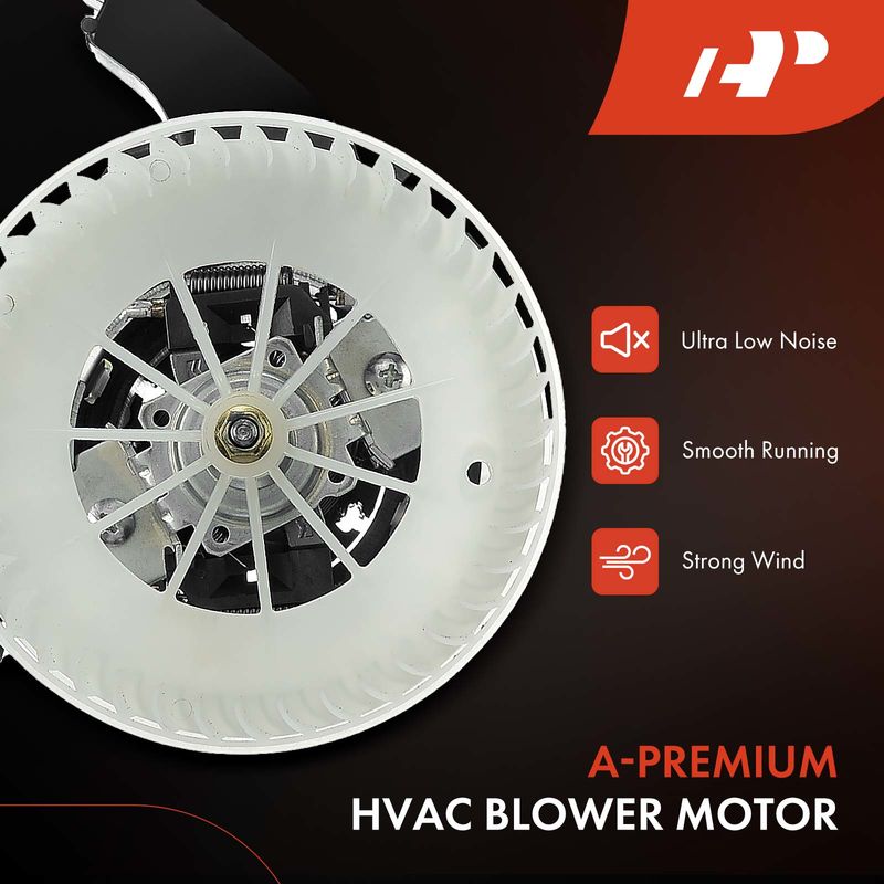 HVAC Heater Blower Motor with Fan Cage for BMW 528i 535i XDrive 650CI M5 M6