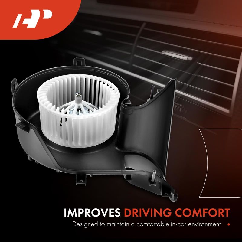 HVAC Heater Blower Motor with Fan Cage for Saab 9-3 9-3x 2003-2011