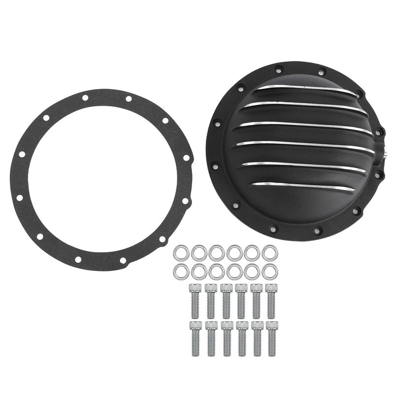 Rear Differential Cover with Gasket & Drain Plug for Jeep AMC Model 20 12-Bolt