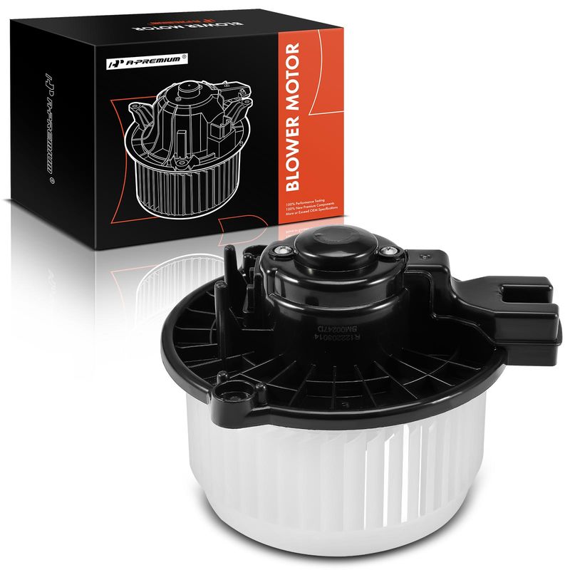 HVAC Heater Blower Motor with Fan Cage for Honda Fit 09-14 L4 1.5L