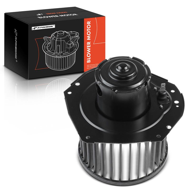 Front HVAC Blower Motor with Wheel for Chevy S10 Blazer 1983-1994 GMC Oldsmobile
