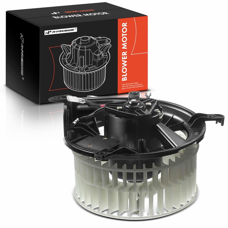 HVAC Heater AC Heater Blower Motor with Fan Cage for Mercedes-Benz E320 96-99