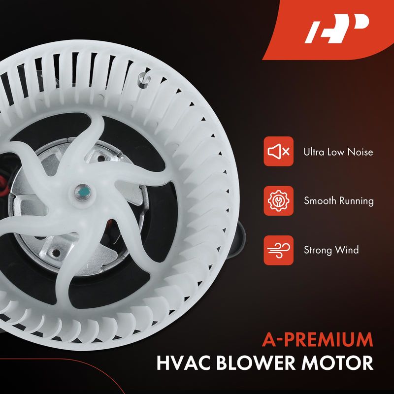 HVAC Heater Blower Motor with Fan Cage for Dodge Dakota 05-10 V6 3.7L V8 4.7L