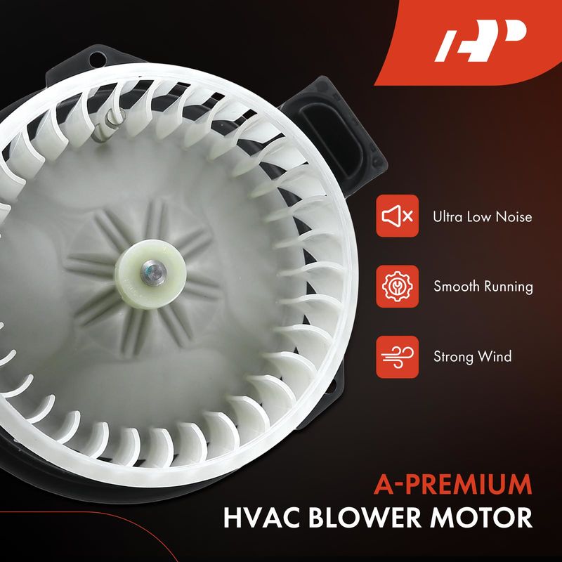 Rear HVAC Heater Blower Motor with Fan Cage for Honda Pilot 2009-2015