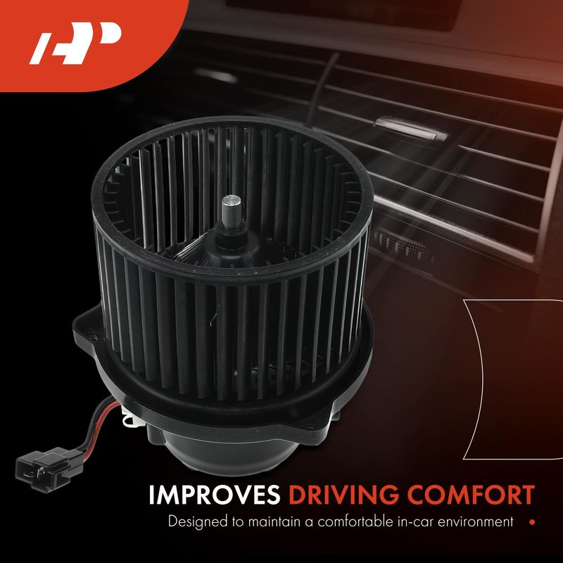 Rear HVAC Heater Blower Motor with Fan Cage for Hyundai Santa Fe 2013-2019
