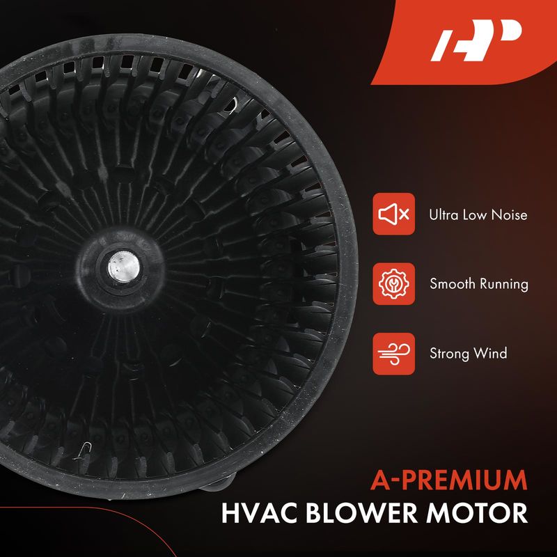 Rear HVAC Heater Blower Motor with Fan Cage for Hyundai Santa Fe 2013-2019
