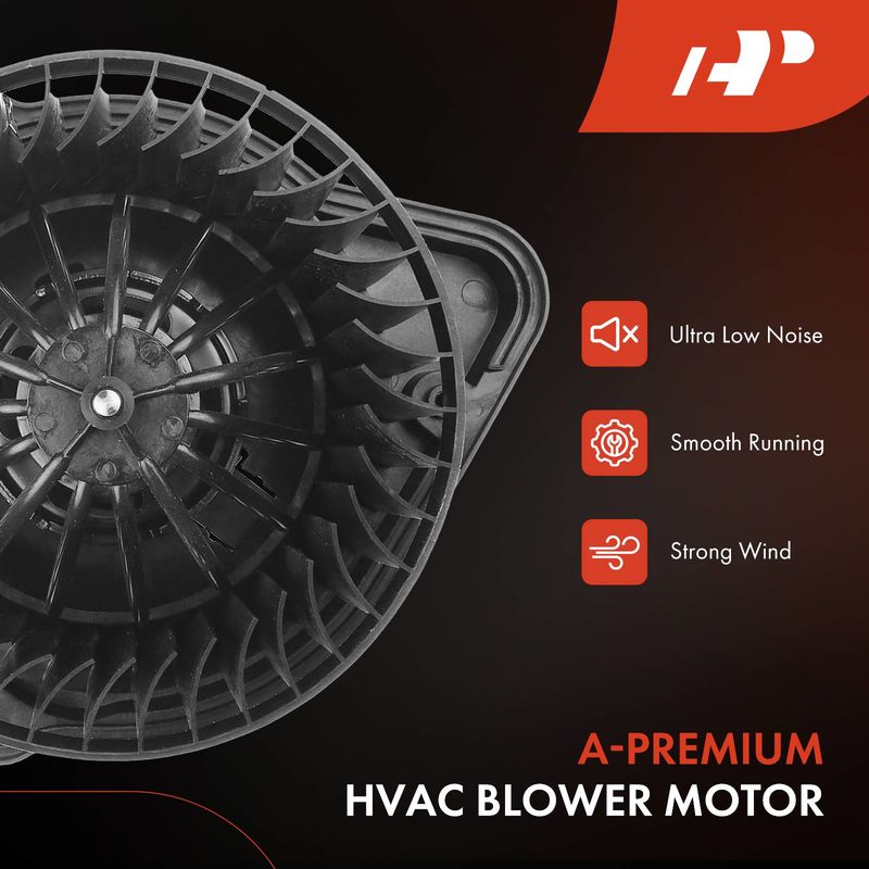 HVAC Heater Blower Motor with Fan Cage for Volvo C70 1998-2004 S70 V70