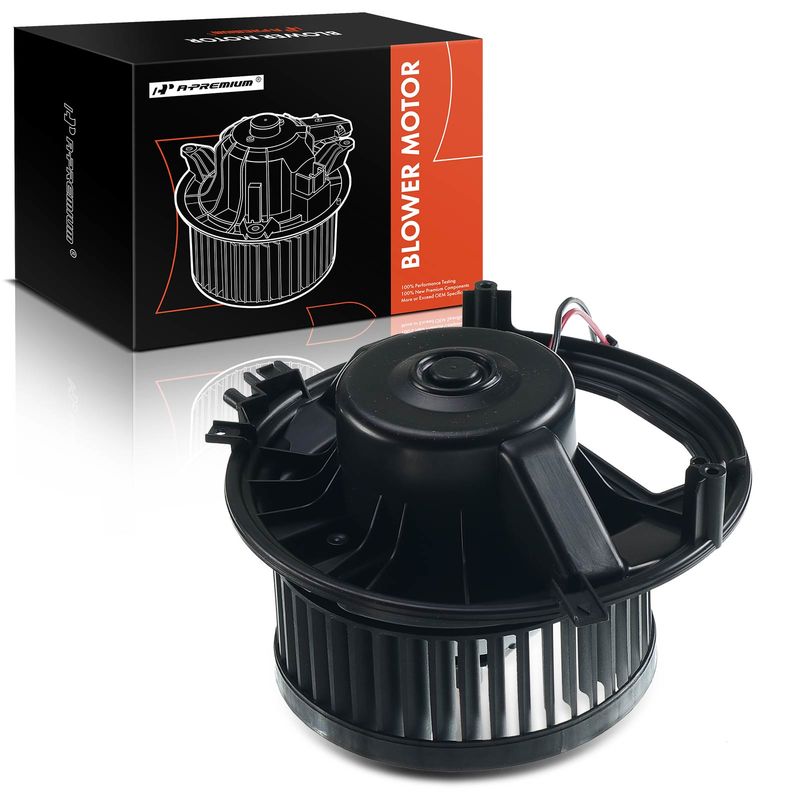 HVAC Heater Blower Motor with Fan Cage for Audi A3 15-20 Volkswagen Golf 15-21