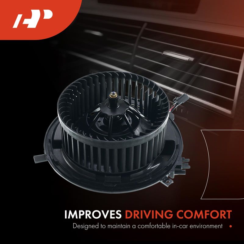 HVAC Heater Blower Motor with Fan Cage for Audi A3 15-20 Volkswagen Golf 15-21