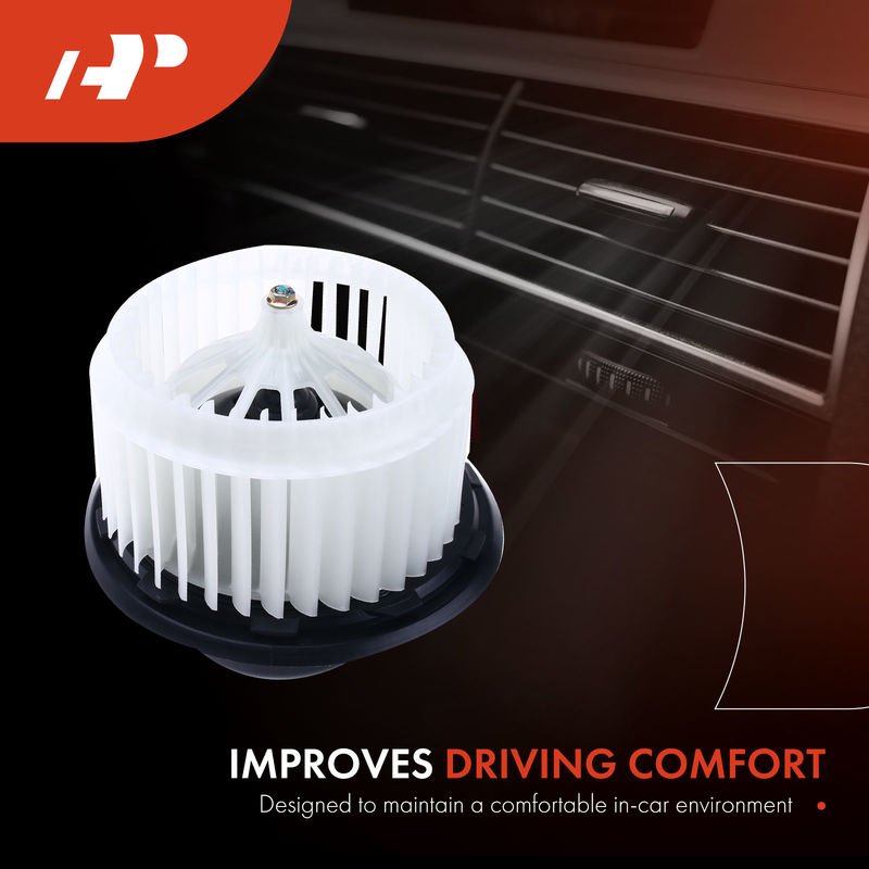 Rear A/C Heater Blower Motor with Fan Cage for Volkswagen Touareg 04-10 Audi Q7