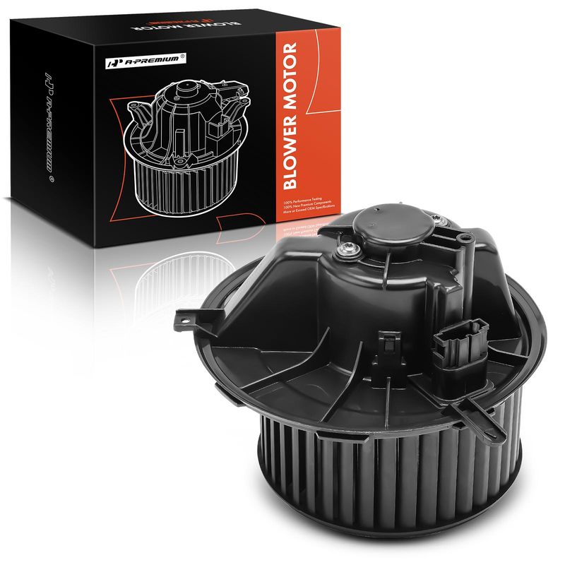 Blower Motor with Wheel for Volkswagen Jetta Passat Tiguan w/o ATC Manual Control