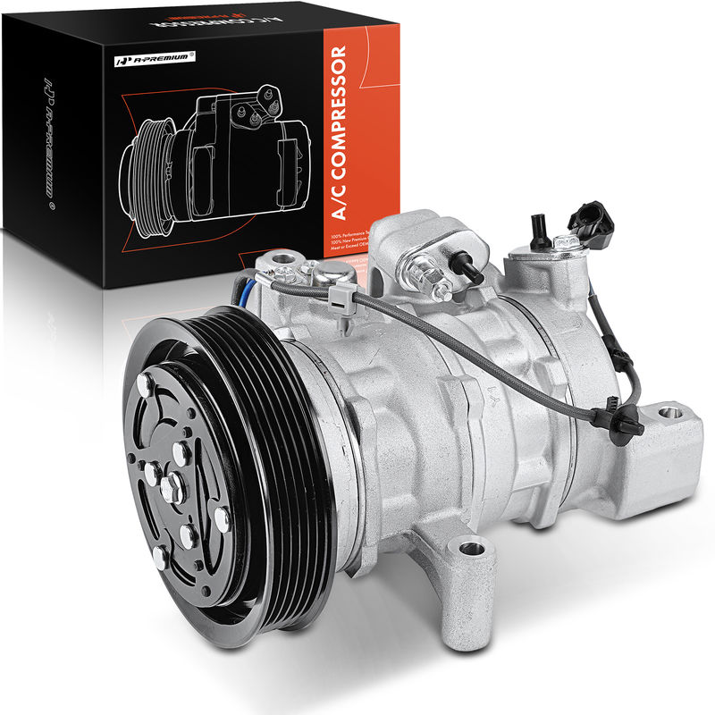AC Compressor with Clutch & Pulley for Honda HR-V 2016-2019 1.8L SOHC 6-Groove