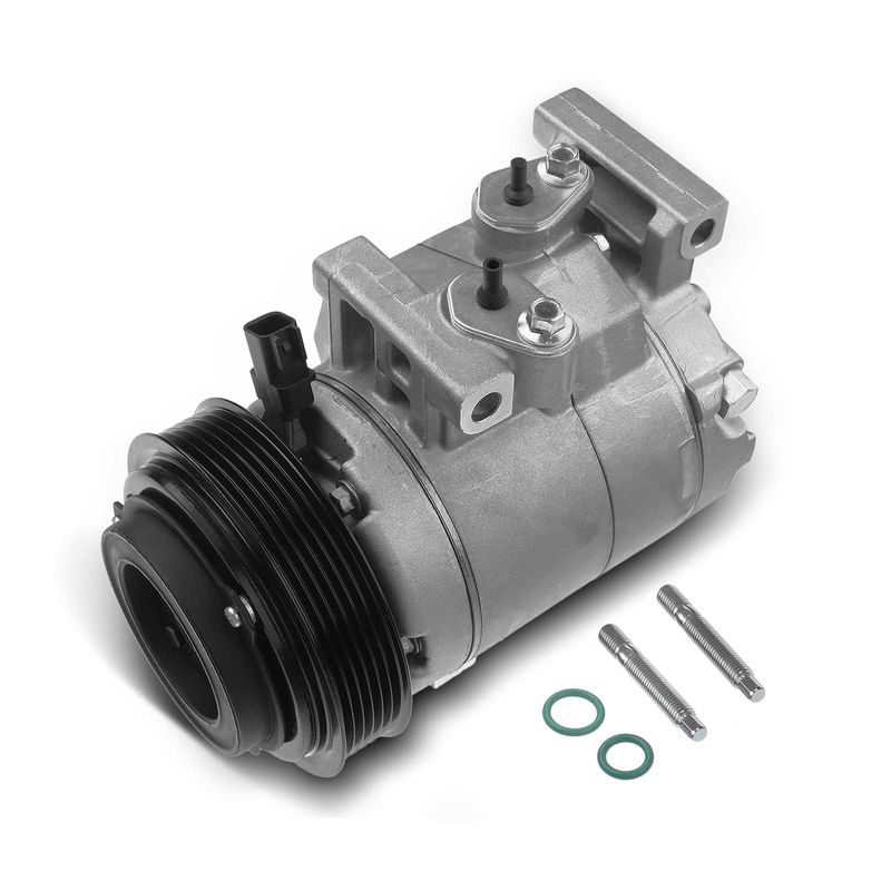 AC Compressor with Clutch & Pulley for Jeep Wrangler 2012-2017 Ram 1500 2013