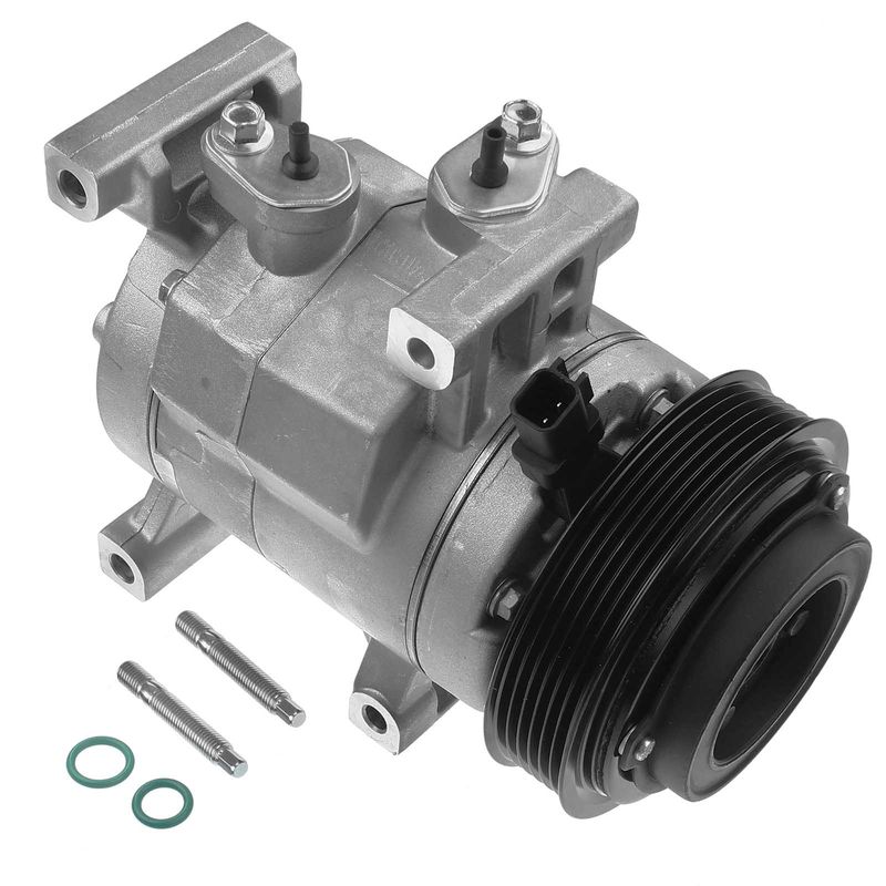 AC Compressor with Clutch & Pulley for Jeep Wrangler 2012-2017 Ram 1500 2013
