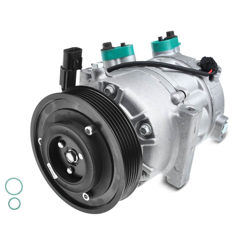 AC Compressor with Clutch & Pulley for Kia Forte Soul Hyundai Elantra GT Coupe