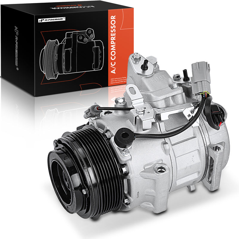 AC Compressor with Clutch & Pulley for Toyota Highlander 2008 2009 2010 3.5L